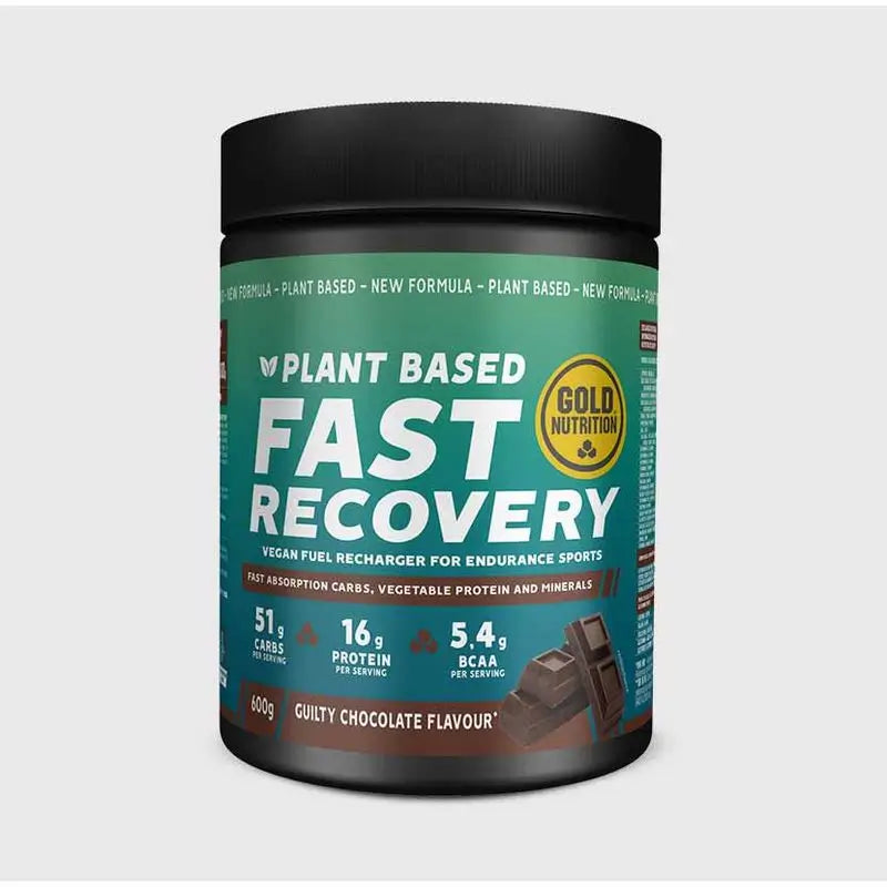 Gold Nutrition Fast Recovery Chocolate à base de plantas 600Gr.