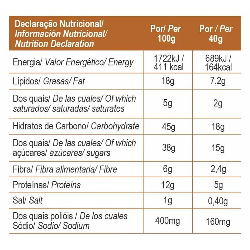 Gold Nutrition Manteiga de Nozes Snack Amendoim 15 unid. Bio