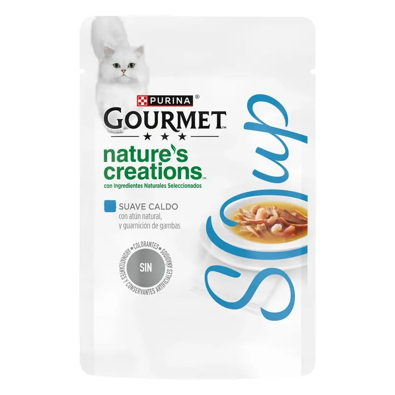 Gourmet Gold Soups Atum e Camarão 32x40 gramas