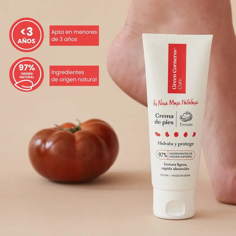Cantos Verdes Creme de pés Tomate 75 ml