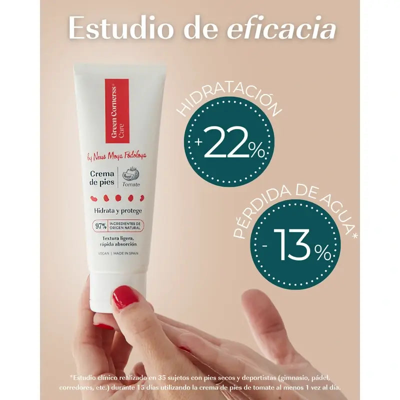 Cantos Verdes Creme de pés Tomate 75 ml