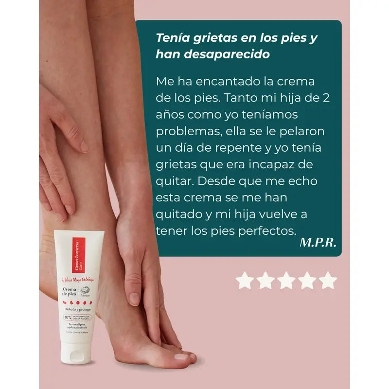 Cantos Verdes Creme de pés Tomate 75 ml