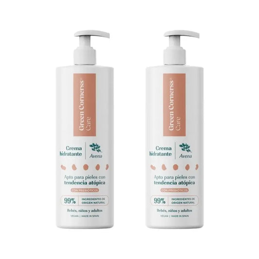 Green Cornerss Creme Hidratante de Aveia, 2 x 280 ml