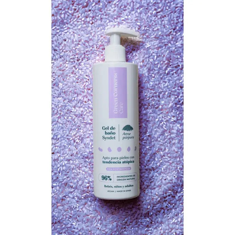 Gel de Banho de Arroz Roxo da Green Cornerss, 400 ml