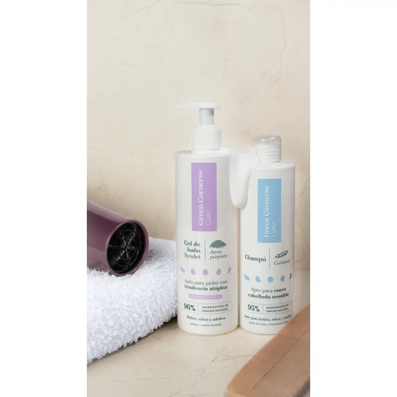 Gel de Banho de Arroz Roxo da Green Cornerss, 400 ml