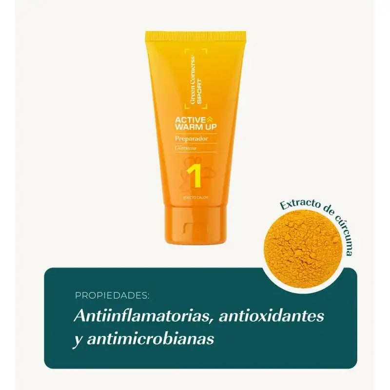 Green Cornerss Pré-treino Aquecimento Roll On , 50 ml