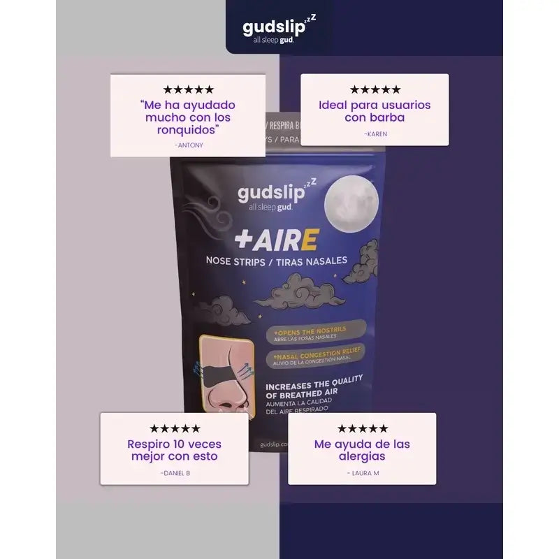 Gudslip Tira Nasal Gudslip , 30 unidades