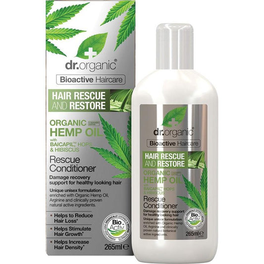 Condicionador Dr. Organic Hemp Hair Loss Rescue 265Ml