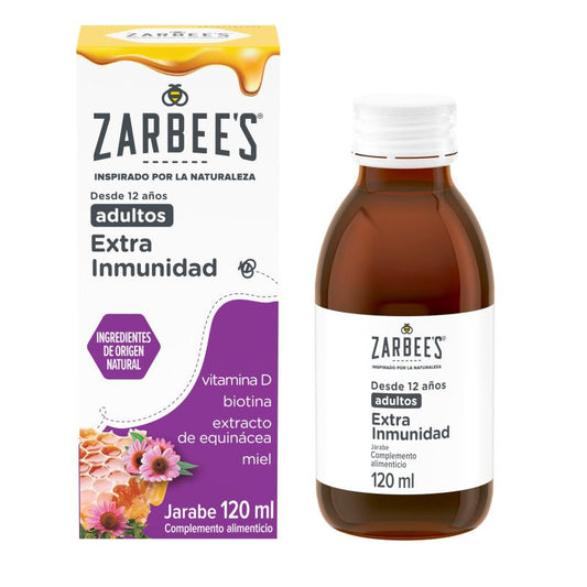 Xarope Zarbee's Adult Extra Immunity com mel e extrato de equinácea , 120 ml