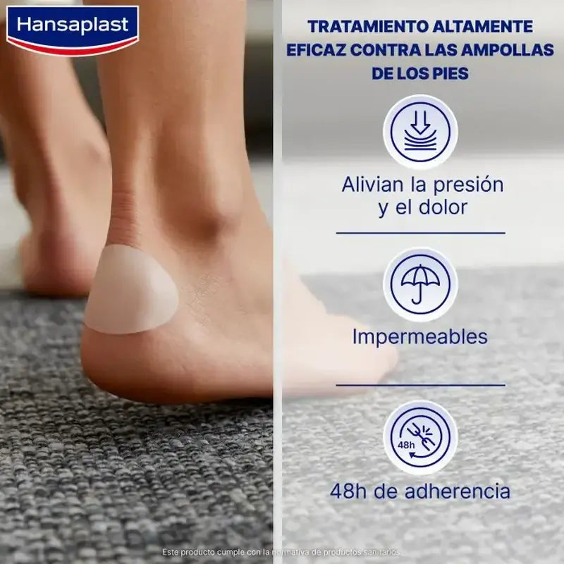 Hansaplast Ampolas de hidrocolóide Tamanho grande 5 unidades