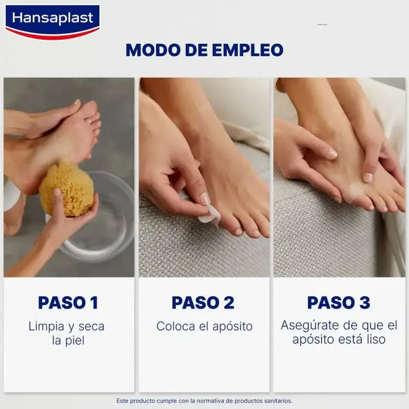 Hansaplast Ampolas de hidrocolóide Tamanho grande 5 unidades
