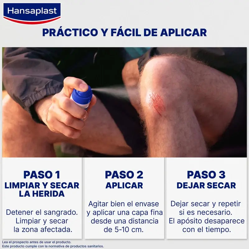 Hansaplast Second Skin Protection Spray Dressing , 40 aplicações