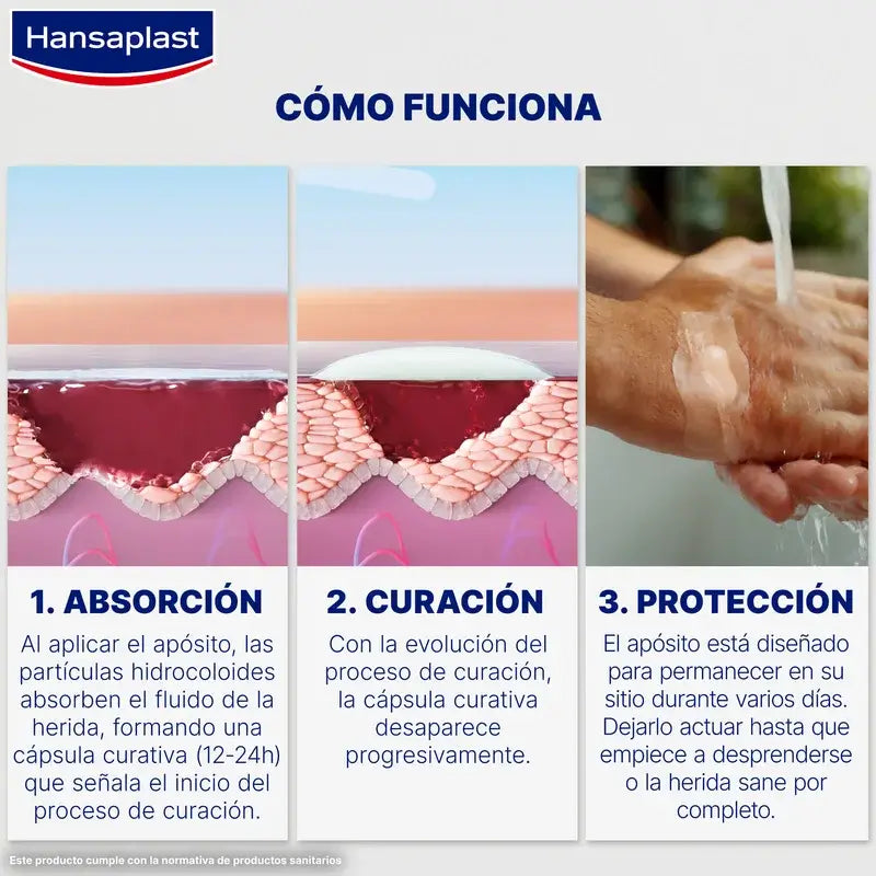 Hansaplast Segunda Proteção da Pele Xl, 3 unidades
