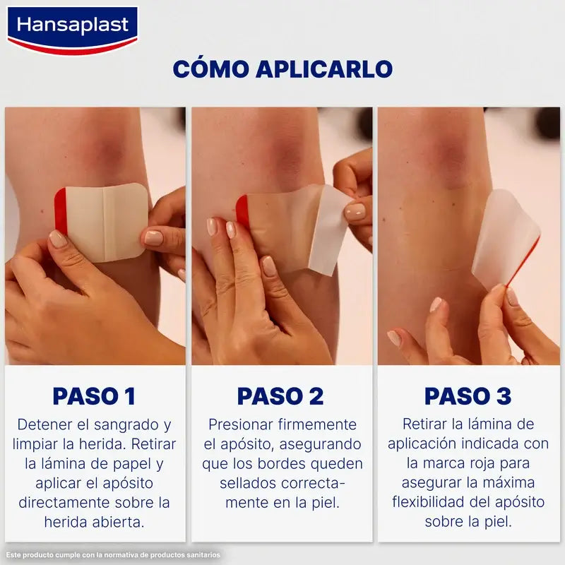 Hansaplast Segunda Proteção da Pele Xl, 3 unidades
