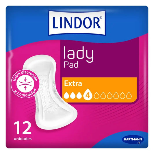 Lindor Lady Pad Extra 4 Gotas