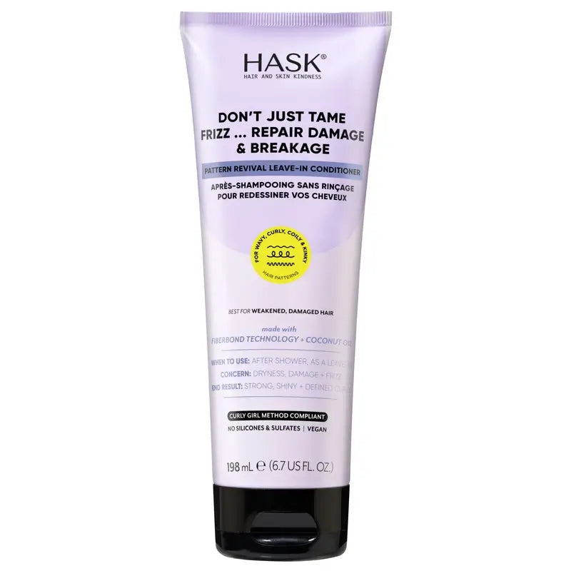 Condicionador Anti-Frizz Hask Texture No Rinse , 198 ml