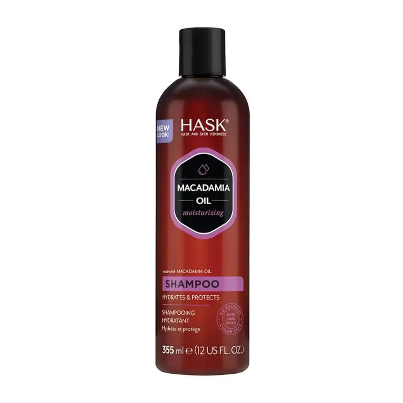 Champô Hidratante Hask Óleo de Macadâmia , 355 ml
