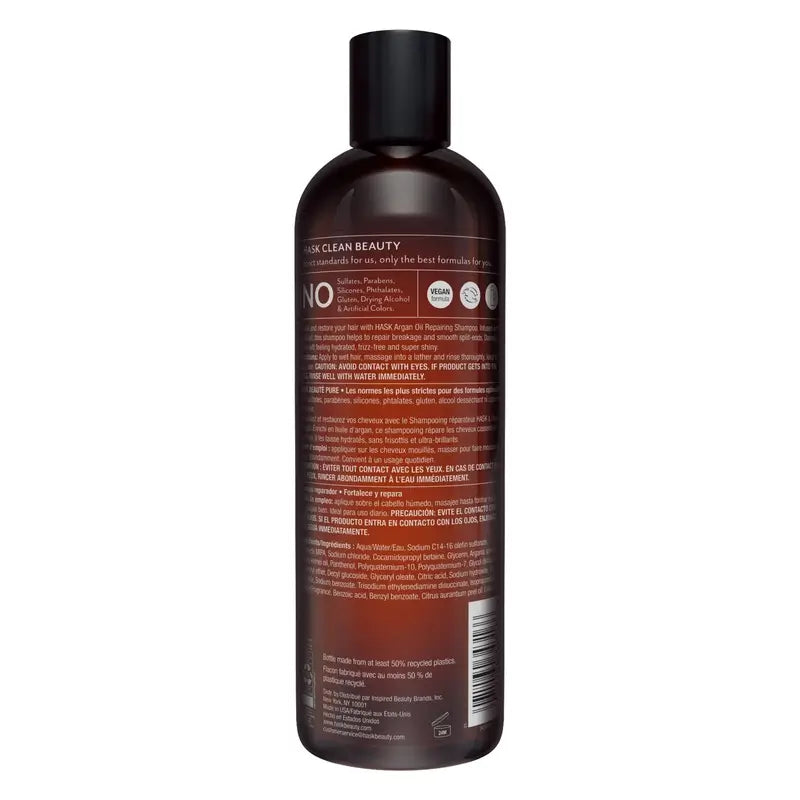 Champô Reparador Hask Argan Oil , 355 ml