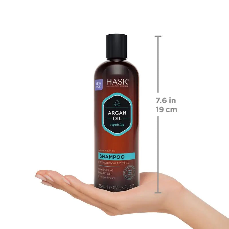 Champô Reparador Hask Argan Oil , 355 ml