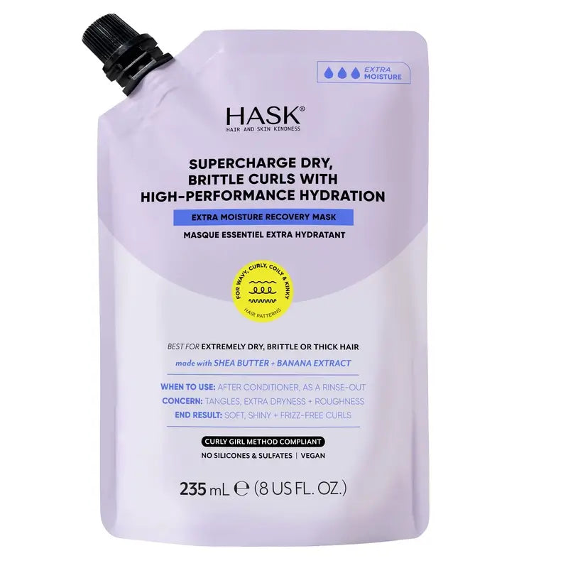 Máscara Hidratante Intensa para Cabelo Hask Texture, 235 ml