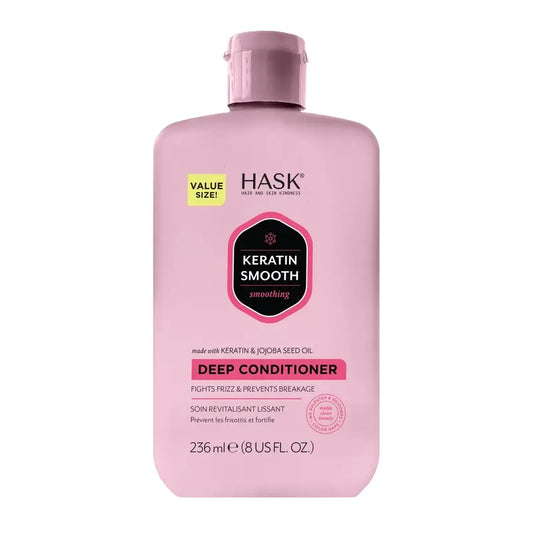 Máscara suave e lisa de proteínas de queratina Hask , 226 gr