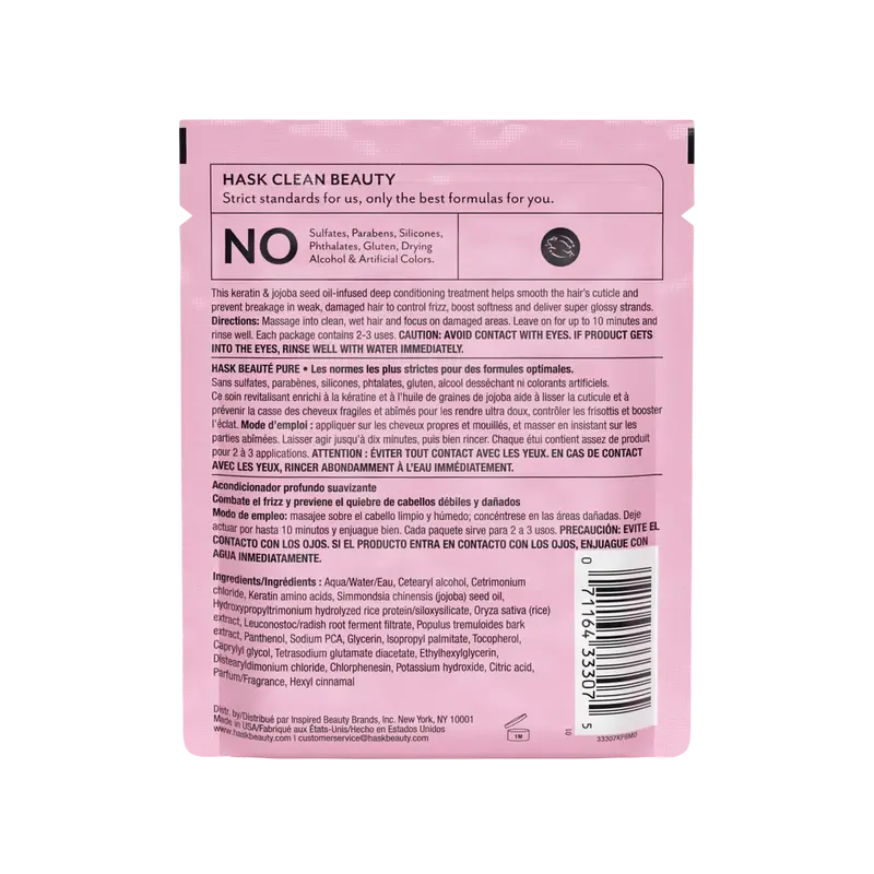 Máscara Hask Keratin Protein Soft & Smooth , 50 gr