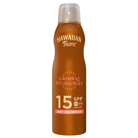 Hawaiian Tropic Óleo de Névoa Brilhante Spf15 180Ml