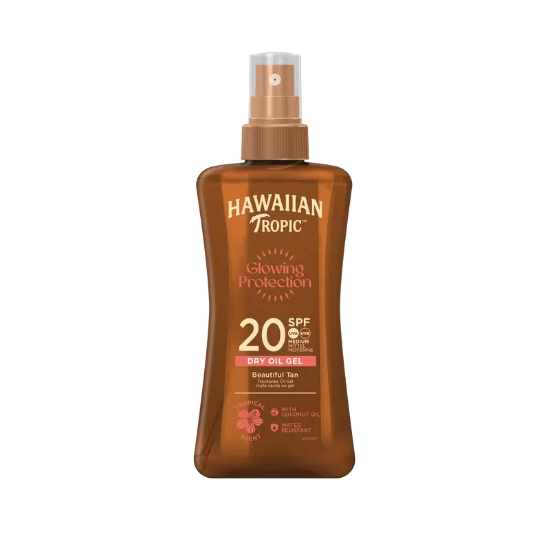 Hawaiian Tropic Ht Óleo Brilhante Spf20, 200Ml