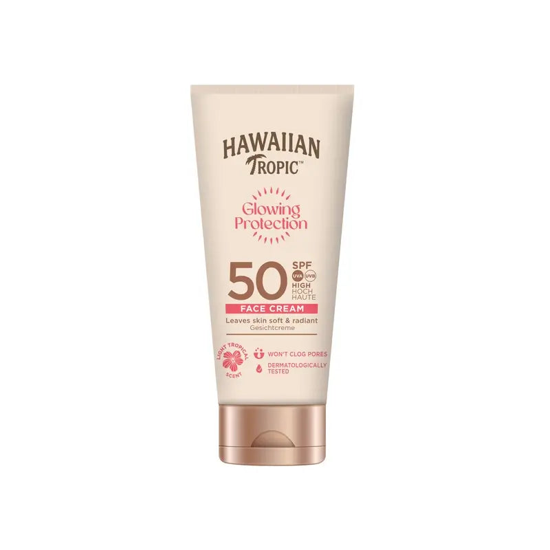 Hawaiian Tropic Proteção Brilhante para o Rosto Spf50 50 Ml