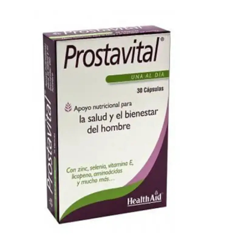 Health Aid Prostavital, 30 Cápsulas