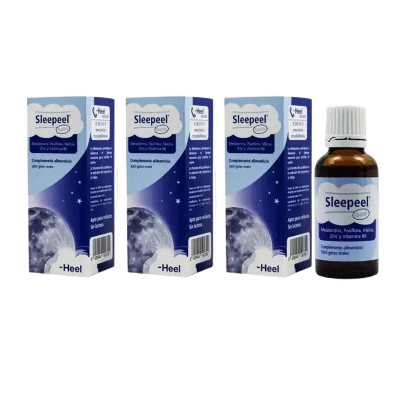 HEEL Sleepeel Gotas Embalagem 3 x 30 ml
