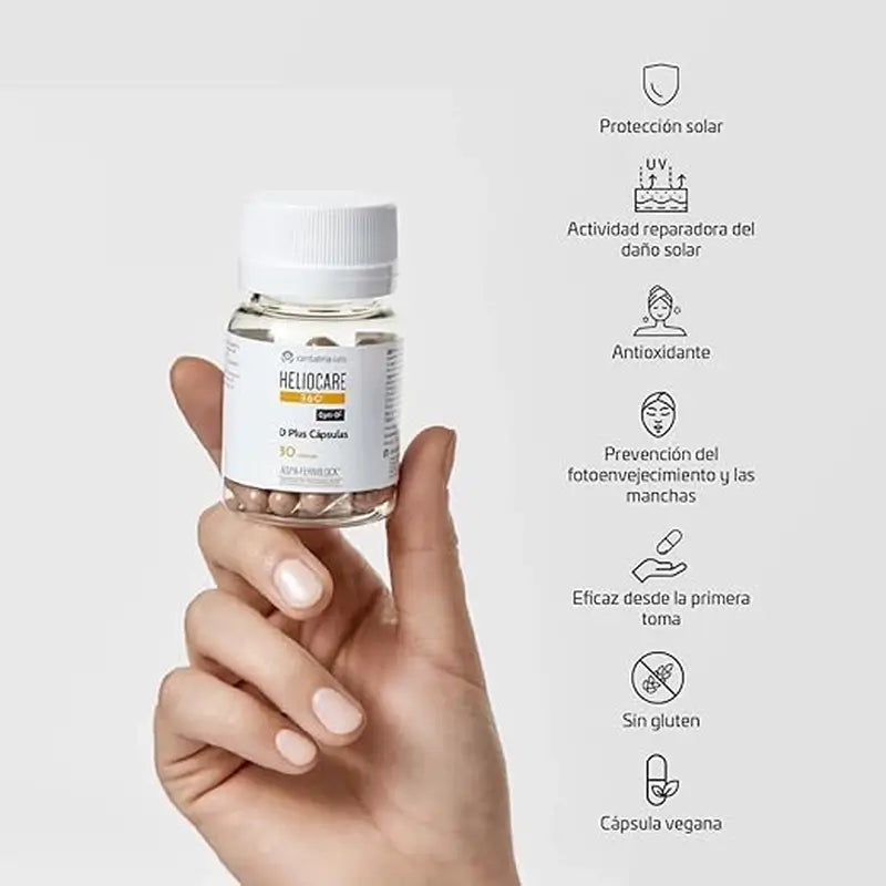 Heliocare 360° D Plus, 30 Cápsulas
