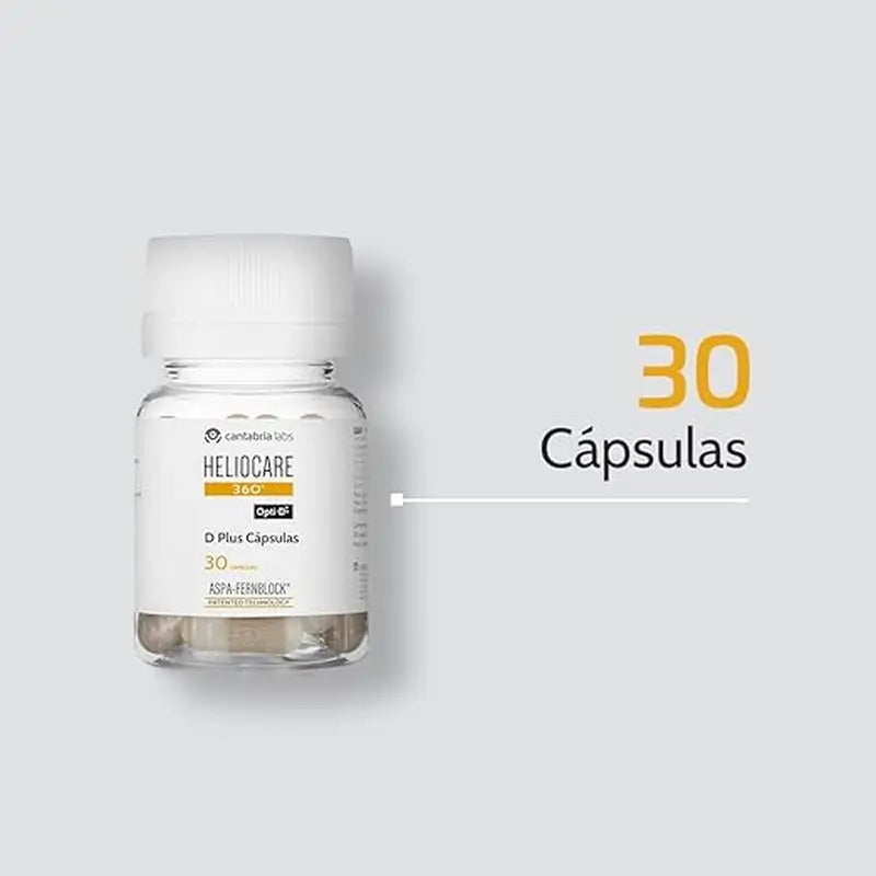 Heliocare 360° D Plus, 30 Cápsulas