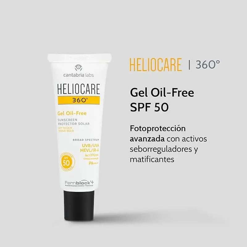 Heliocare 360º Gel Sem Óleo Spf 50+ 50 Ml