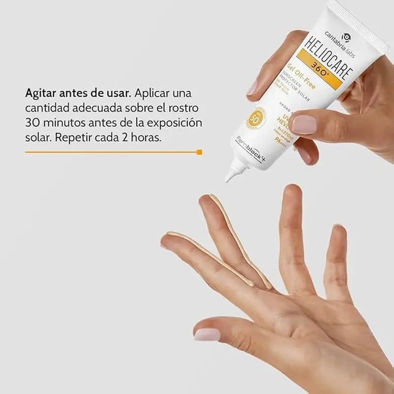 Heliocare 360º Gel Sem Óleo Spf 50+ 50 Ml