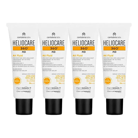 Heliocare 360º Md Ak Fluid, Embalagem 4 x 50 Ml