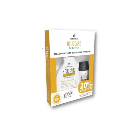 Heliocare 360º Pack Mineral Pediátrico 50Ml + Pistola Atópica 250Ml