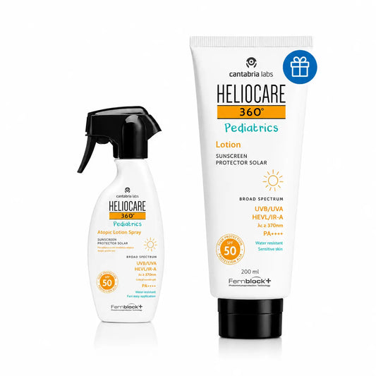 Heliocare 360º Pediatria Loção Atópica Spray Spf50 250 Ml