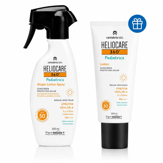Heliocare 360º Pediatria Loção Atópica Spray Spf50 250 Ml