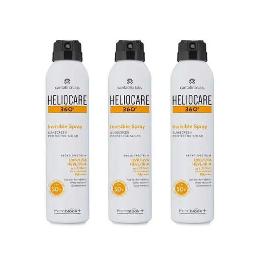 Heliocare 360º Spray Protetor Invisível Spf 50+, 3X200 Ml