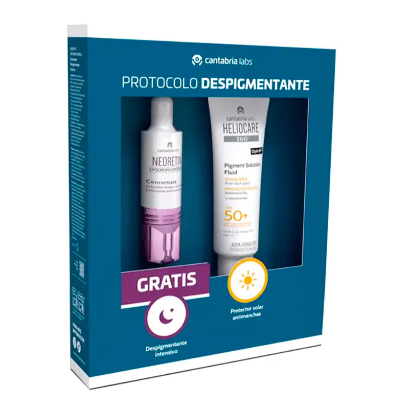 Heliocare Pack 360 Pigment Solution Fluid + Neorerin Dc Concentrate, 60 ml