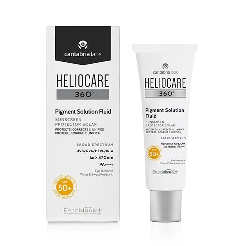 Heliocare Pack 360 Pigment Solution Fluid SPF50+, 50 ml + Neorerin Dc Concentrate 10 ml Oferta gratuita