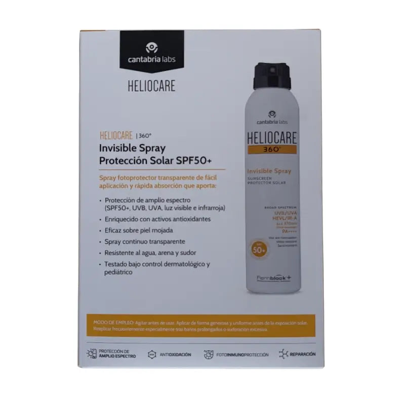 Heliocare Duplo Pack 360 Spray Invisível Spf 50, 2 unidades