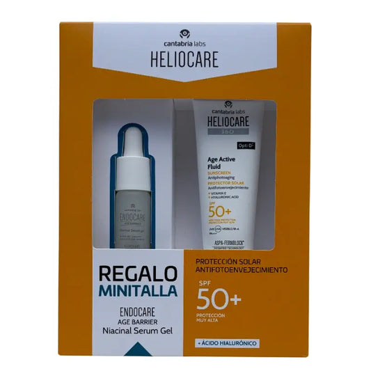 Pack Heliocare Heliocare 360 Age Active Fluid 50Ml+ Age Barrier 10 Ml Minitalla