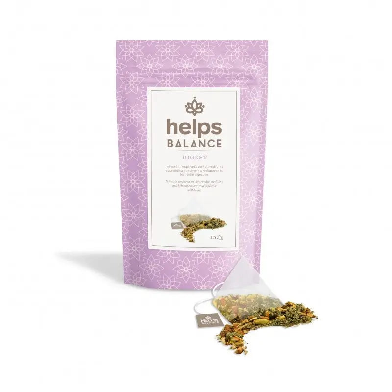 Ajuda ao equilíbrio Saco de digestão ayurvédica, 15 infusões piramidais