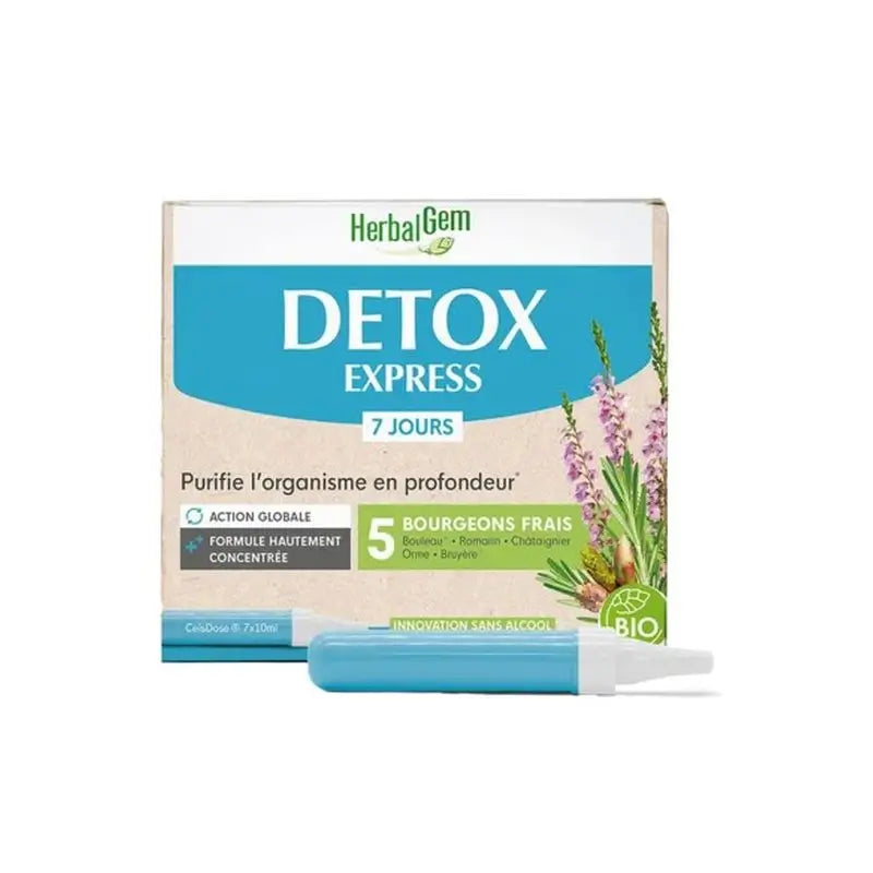 Herbalgem Detox Express, 7x10ml