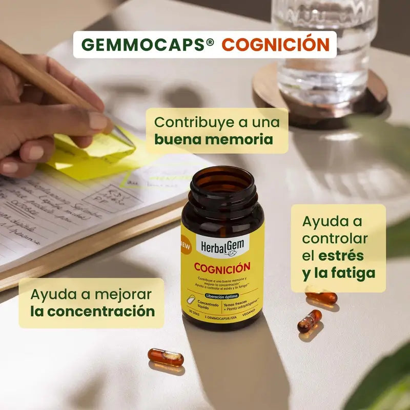 Herbalgem Gemmocaps Stress Protect Cognition, 30 cápsulas