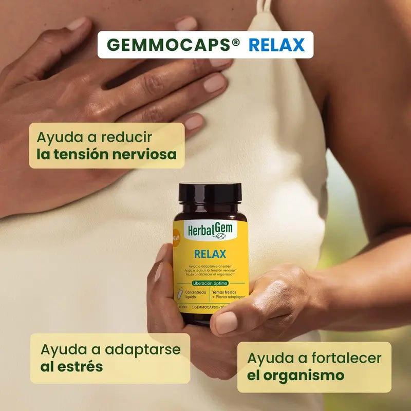 Herbalgem Gemmocaps Stress Protect Relax, 30 cápsulas