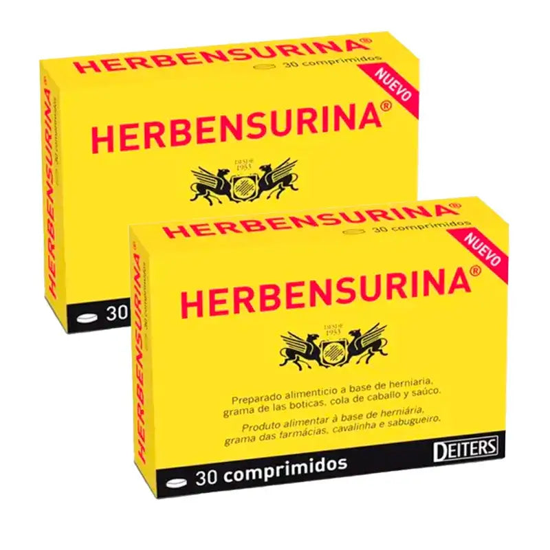 Herbensurina Renal, Embalagem 2 x 30 comprimidos