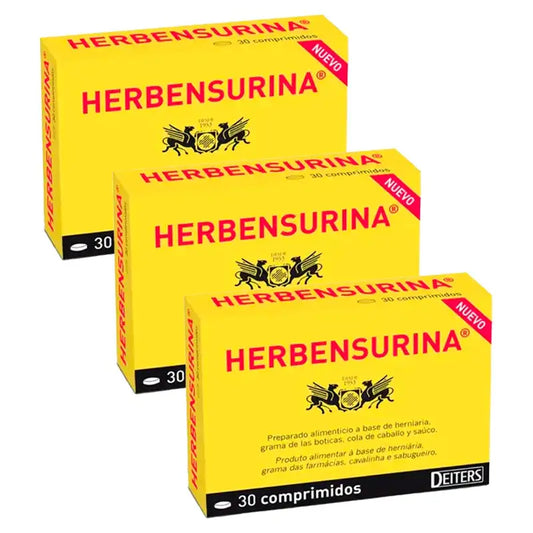 Herbensurina Renal, Embalagem 3 x 30 comprimidos